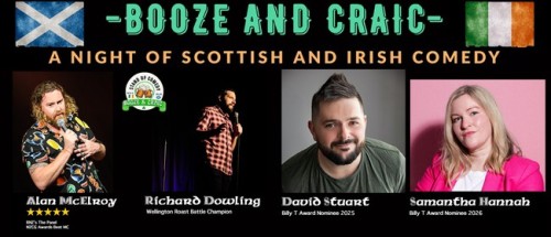 Booze & Craic: A Night Of Irish & Scottish Comedy in Palmy photo