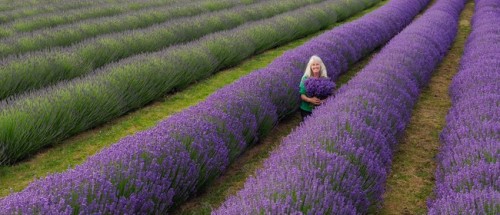 Pick your own Lavender - Summer at Lavender Abbey photo