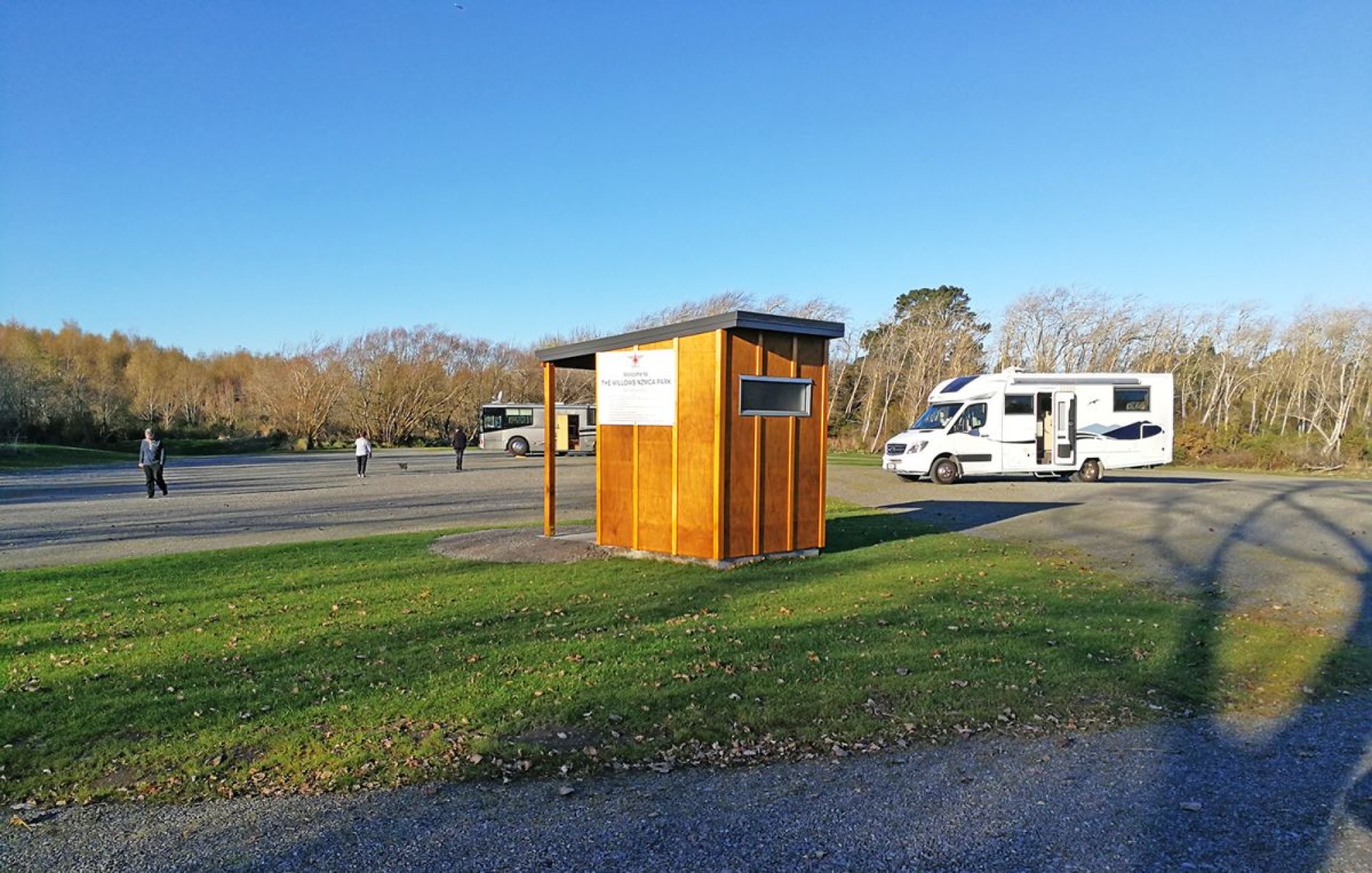 The Willows NZMCA Parks; one of the association's newest parks established in partnership with Environment Canterbury