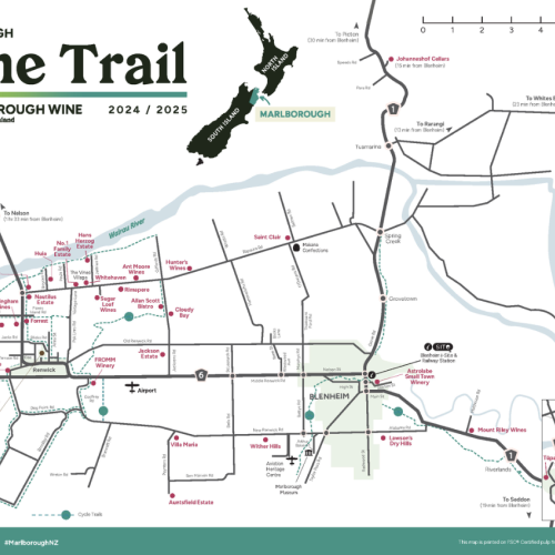 Wineries nearby, you are in the bottom left corner!