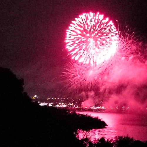 NYE fireworks, view from the property